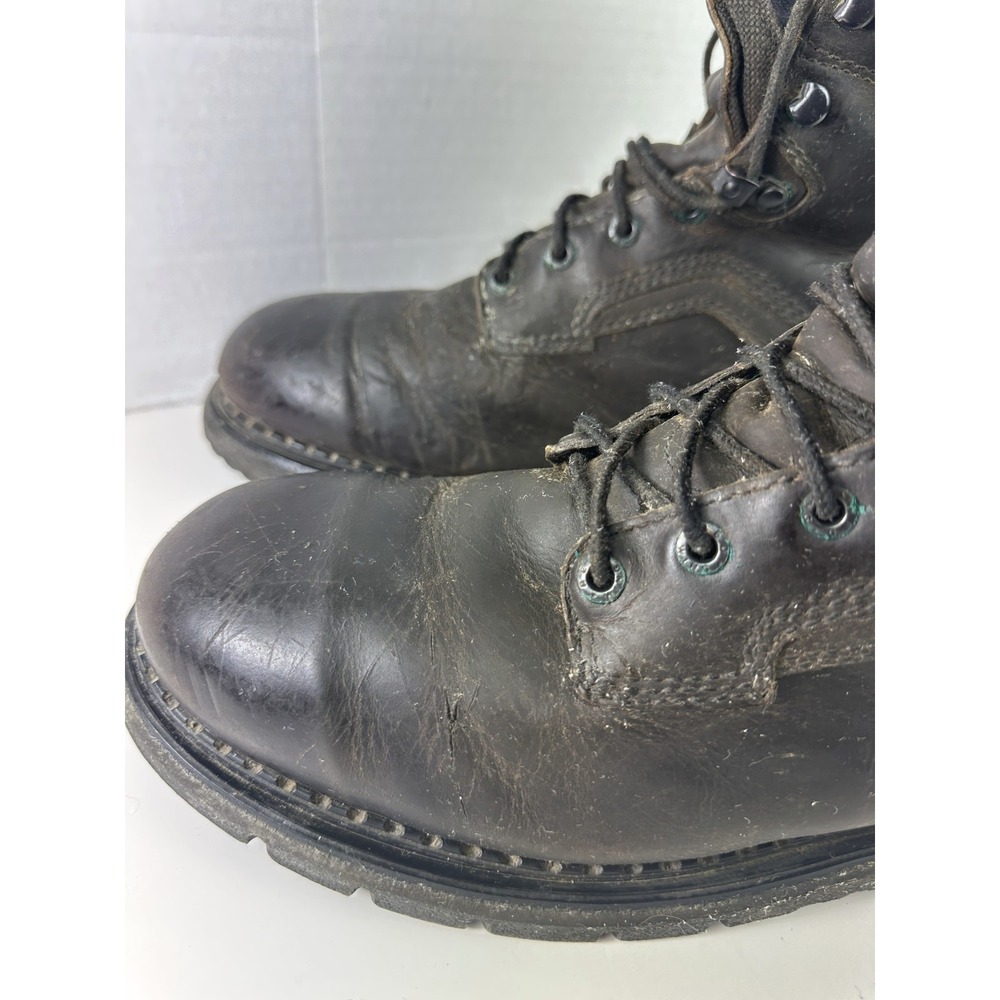 Distressed Red Wing 414 EH Work Boots Brown Leather Men's Size 11 D USA Made - Picture 3 of 16